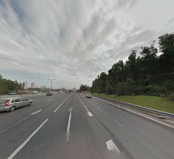 Банкомат Газпромбанка в Москве, 28-й км МКАД, вл. 20, АЗС «Газпромнефть» внутренняя сторона