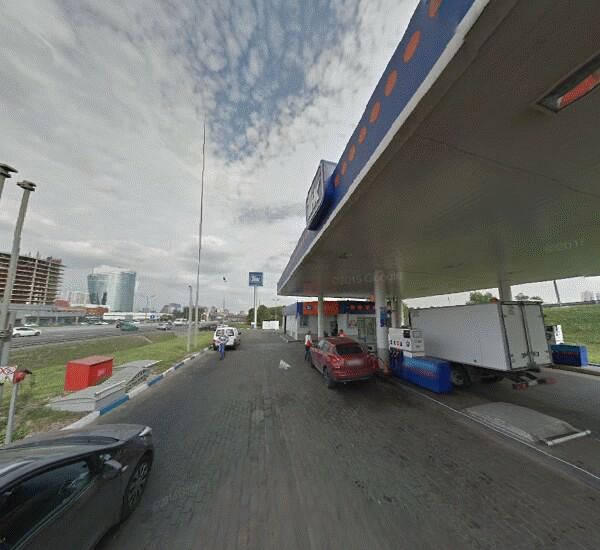 Банкомат Райффайзенбанка в Москве, 73-й км МКАД, вл. 10 (внутренняя сторона), АЗС «ТНК»
