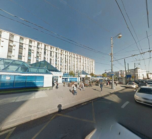 Банкомат Экспобанка в Москве, ул. Тверская, д. 18, издательство «Известия», вход в ресторан Фрайдис