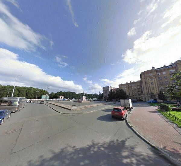 Отделение Московского областного банка в Санкт-Петербурге, пл. Чернышевского,  д. 3 Б