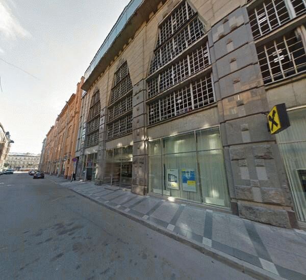 Отделение Райффайзенбанка в Санкт-Петербурге, Волынский пер., д. 3, лит. А (за БЦ «Северная Столица»)